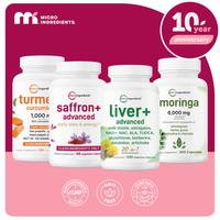 Saffron 60 + Turmeric 120 + Moringa 300 +Liver 240