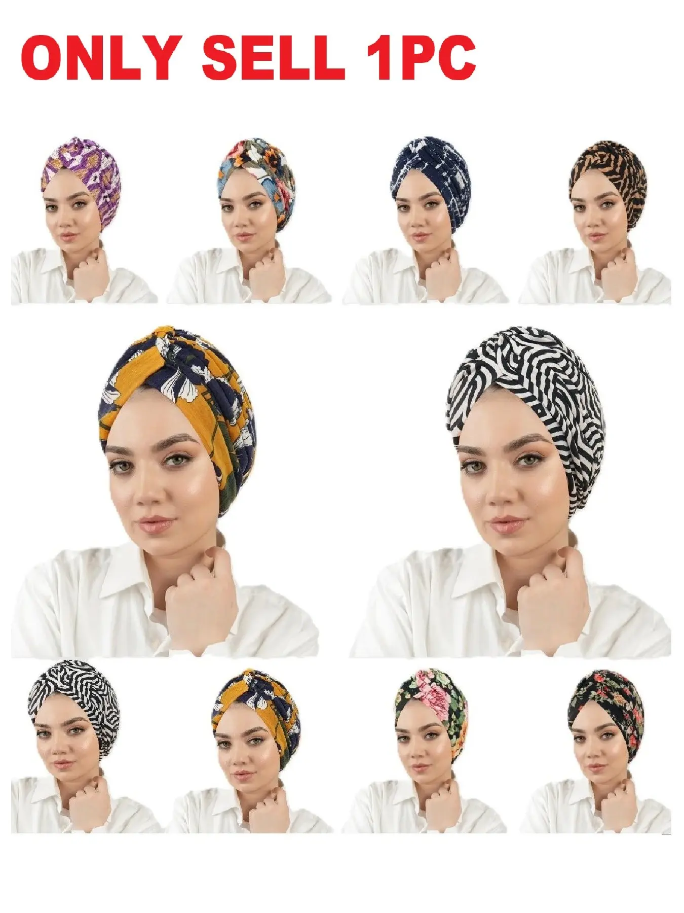 Fashion Casual Unisex Hat, Turban Wrap, Head Scarf Turbans, Street Dance Cap Yoga Headscarf, Printed Watermelon Pattern Scarf for Women, Fashion Hair Scarves