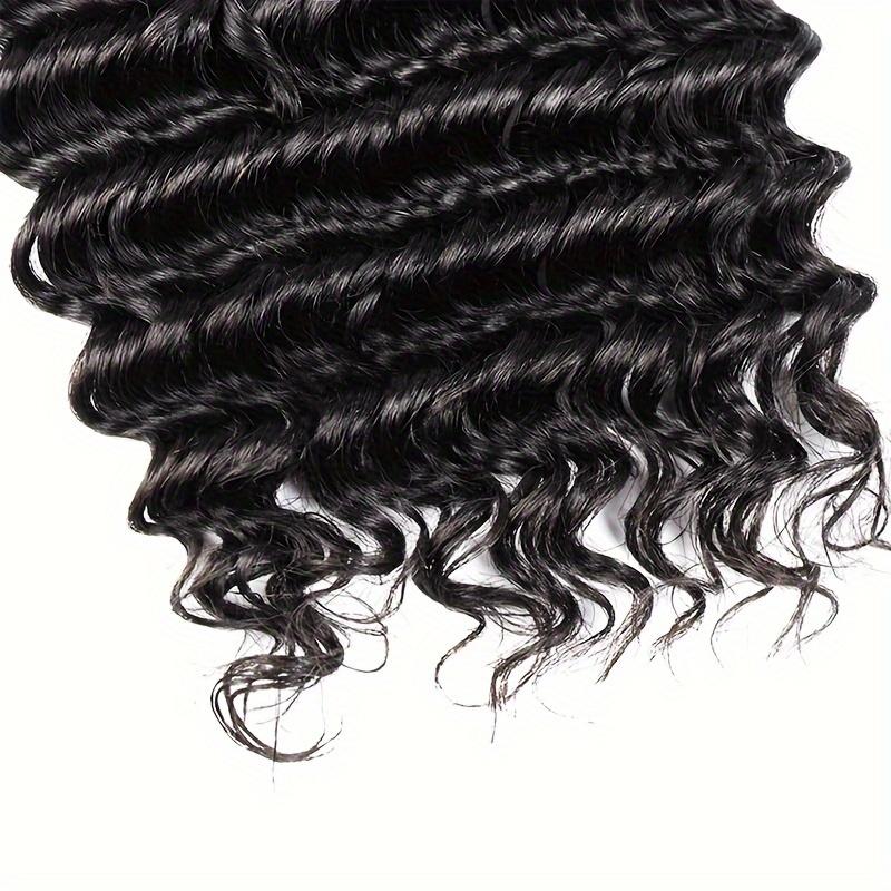 Unprocessed Bulk Human Hair for Braiding, One Pack with Two Bundles Weighing 100g -Deep Wave Hair Is Perfect for Micro Braids And Comes in Natural Colors, Ranging from 18 to 26 Inches. Unprocessed Bulk Human Hair for Braiding, One Pack with Two Bundles Weighing 100g -Deep Wave Hair Is Perfect for Micro Braids And Comes in Natural Colors, Ranging from 18 to 26 Inches.
