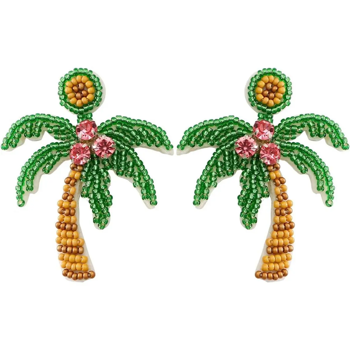 Coconut Palm Tree Dangle Earring Summer Holiday Hawaii Gifts Beach Theme Jewelry handmade beaded jewelry Gifts Funny Earrings
