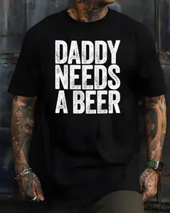 Daddy Needs A Beer T-shirt, Funny Dad Beer Shirt, Beer Lover Dad T-shirt, Fatherhood Humor Shirt, Gift For Dad Hoodie, Father's Day Gift Shirt