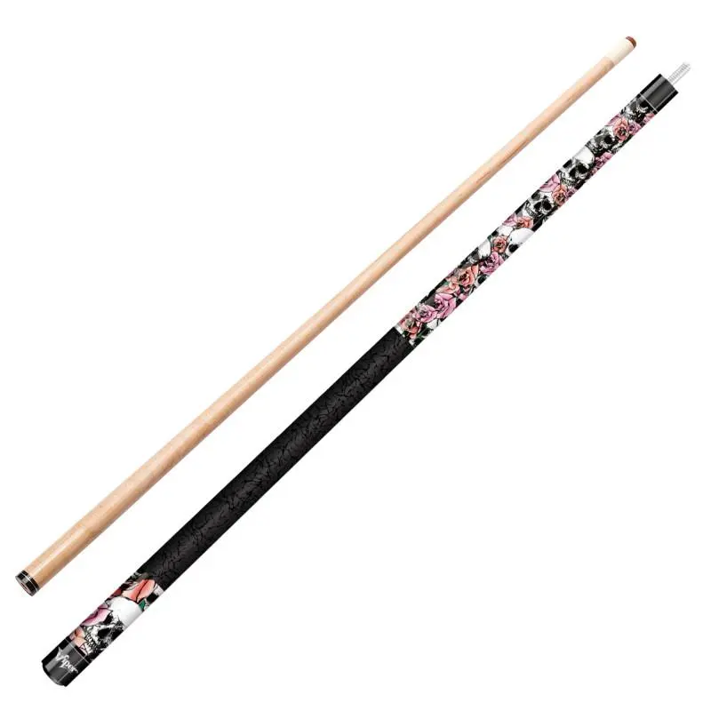 Viper Underground Sinister Pool Cue, 2-Piece Maple Wood Billiard Stick with Pro Taper Shaft and Leatherette Wrap for Pool Play, 19 oz, Two Piece
