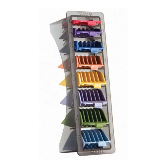 Wahl 8-Pack Multi-Size Hair Clipper Guides - Compatible with Hair Clippers, Includes Full-Size Series Blades & Organizer Tray