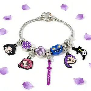 DIY Inspired Charm Bracelet-7.68inch and 6.3-8.26inchCute Anime Jewelry Gift for Daughter | Fashion Accessoryfor Kids & Adults,valentines