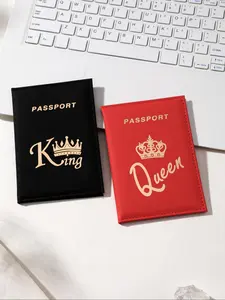 Passport Case, PU Leather Passport Holder, Travel Document Holder, Lightweight Design Passport Book, Essential for Travel, Protect Your Passport, ID Card and Credit Card, Protector