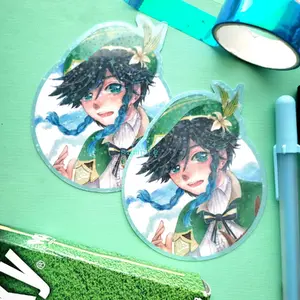 Venti • Genshin Impact Waterproof Vinyl Stickers (Holographic)