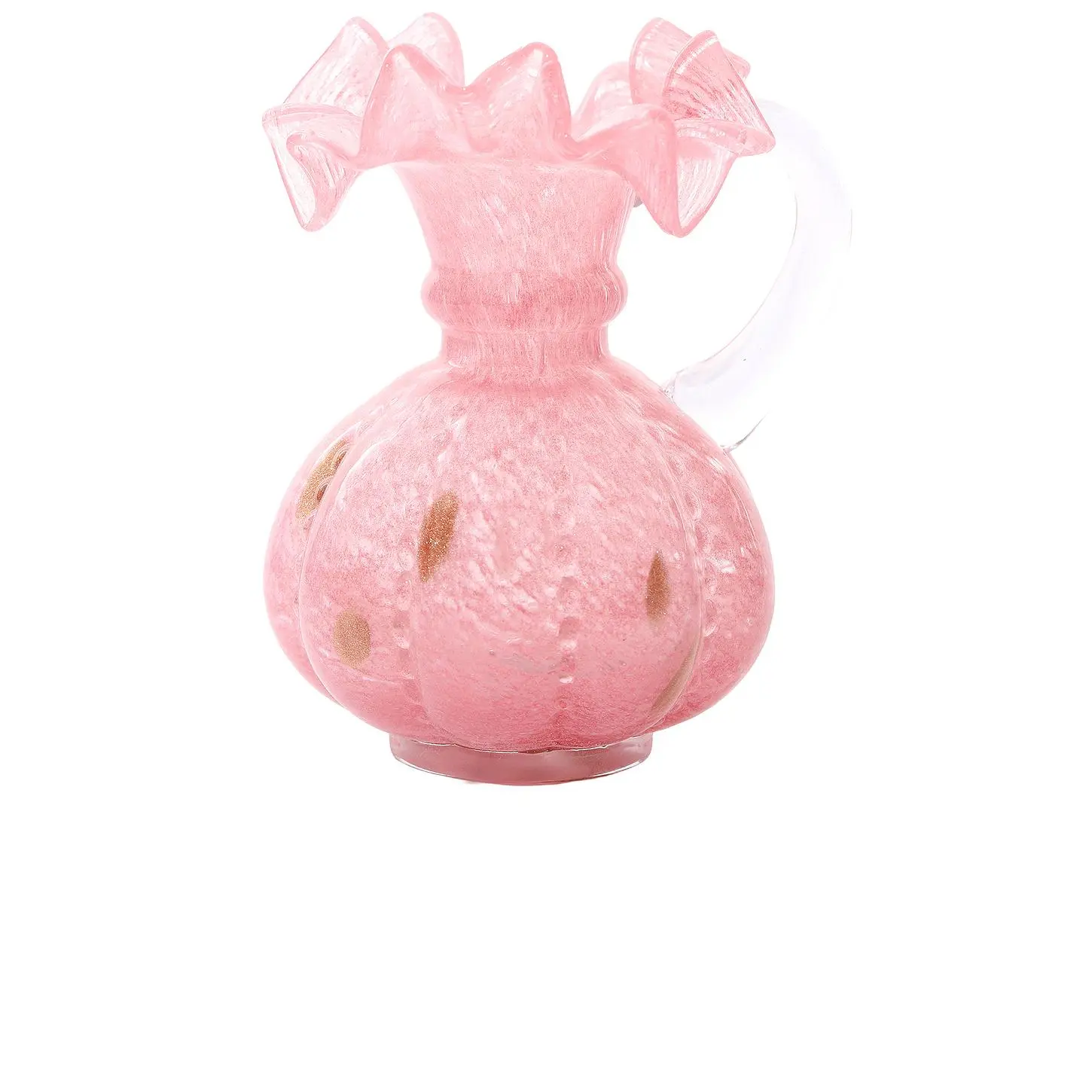 Noon & Moon Rosy Dawn Ruffled Vase Small