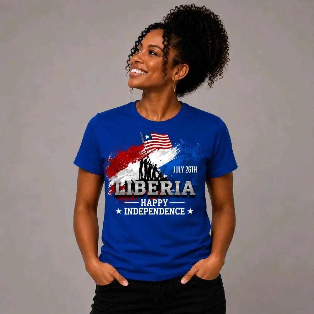 Happy Liberia Independence Shirt – July 26 Patriotic Tee