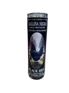 Cocktail Candle Black Hen / Preprada Veladora Gallina Negra  Decor Cozy