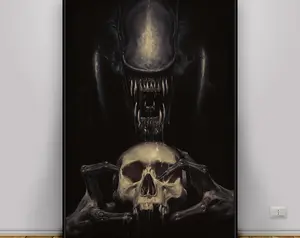 Alien Xenomorph Poster , Wall Art , Wall Prints , Home Decor , Kraft Paper Print , Gift Poster , Movie Poster 45785 227