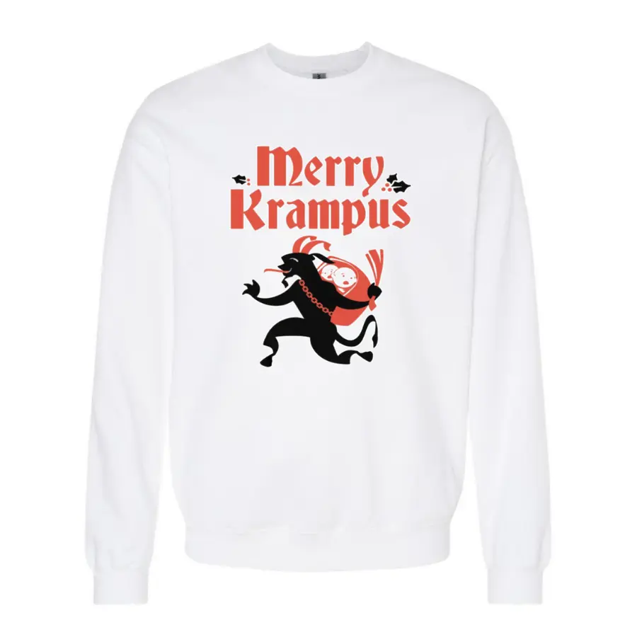 Krampus Merry Krampus Christmas Xmas Tshirt Sweater Hoodie Design, Cricut Merry Christmas Design Shirt, Unisex, Cotton
