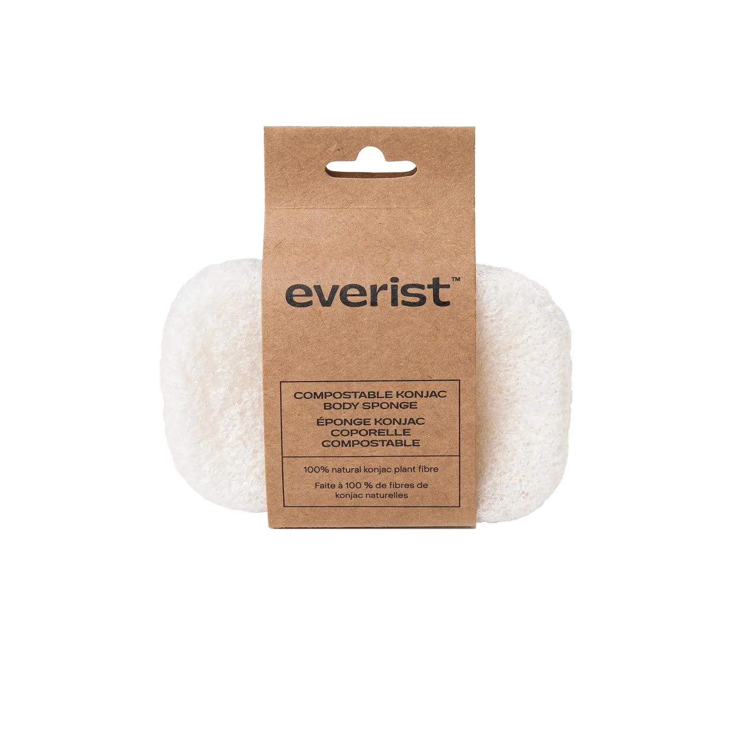 Everist The Compostable Konjac Body Sponge Everist The Compostable Konjac Body Sponge