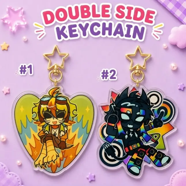Universe MCYT Yt Translucent Acrylic Keychain, YT portable universe & lifesteal SMP keychains, perfect For Bags, Keys, Or Gifts