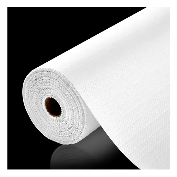 Drawer and Shelf Liner for Kitchen Cabinets, White, 12IN X 10FT | Non-Adhesive, Easy to Cut, Non-Slip, Waterproof, Surface Protection, Decorative, Cupboard, Bathroom, Closets