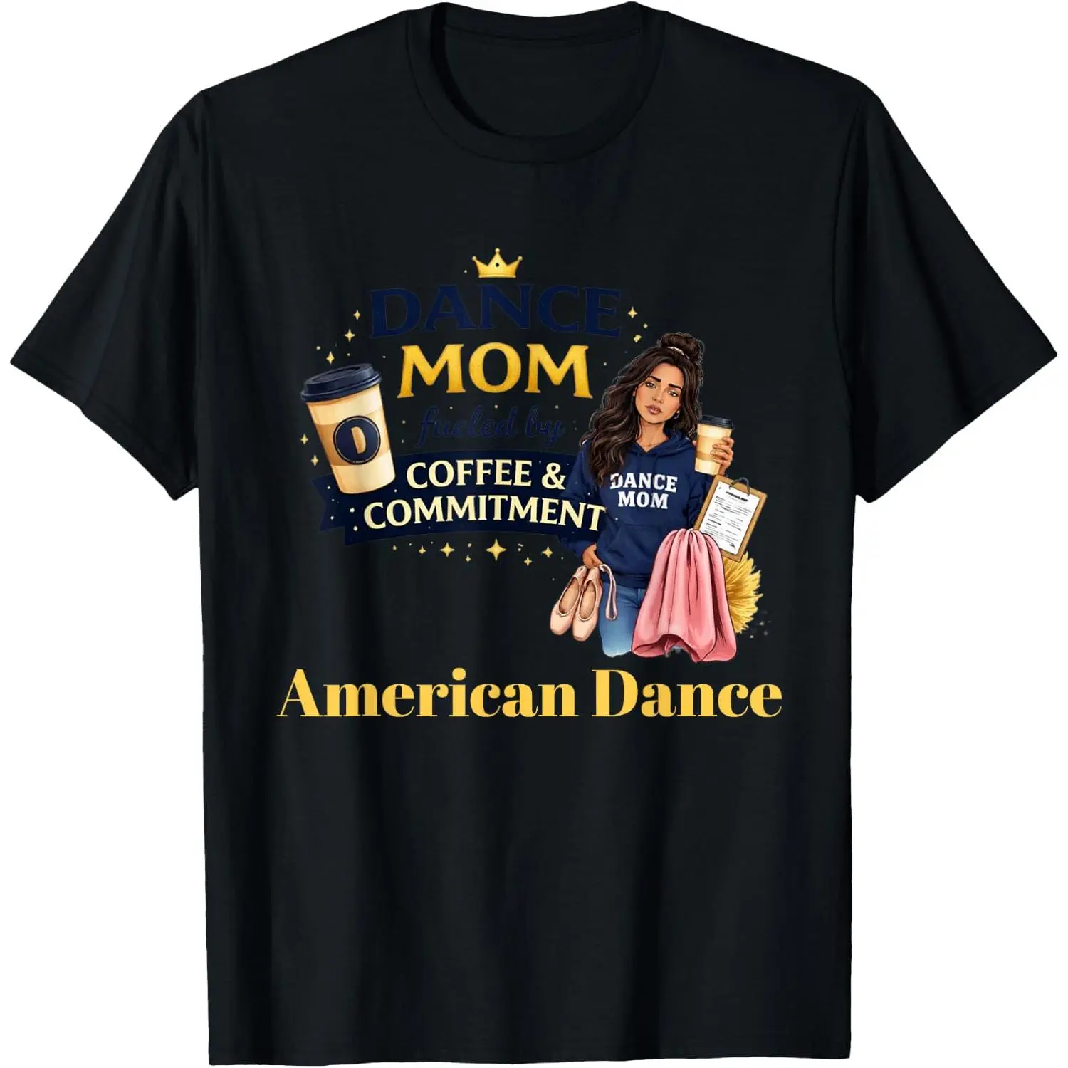 100%cotton Dance momMerchandise T-Shirt
