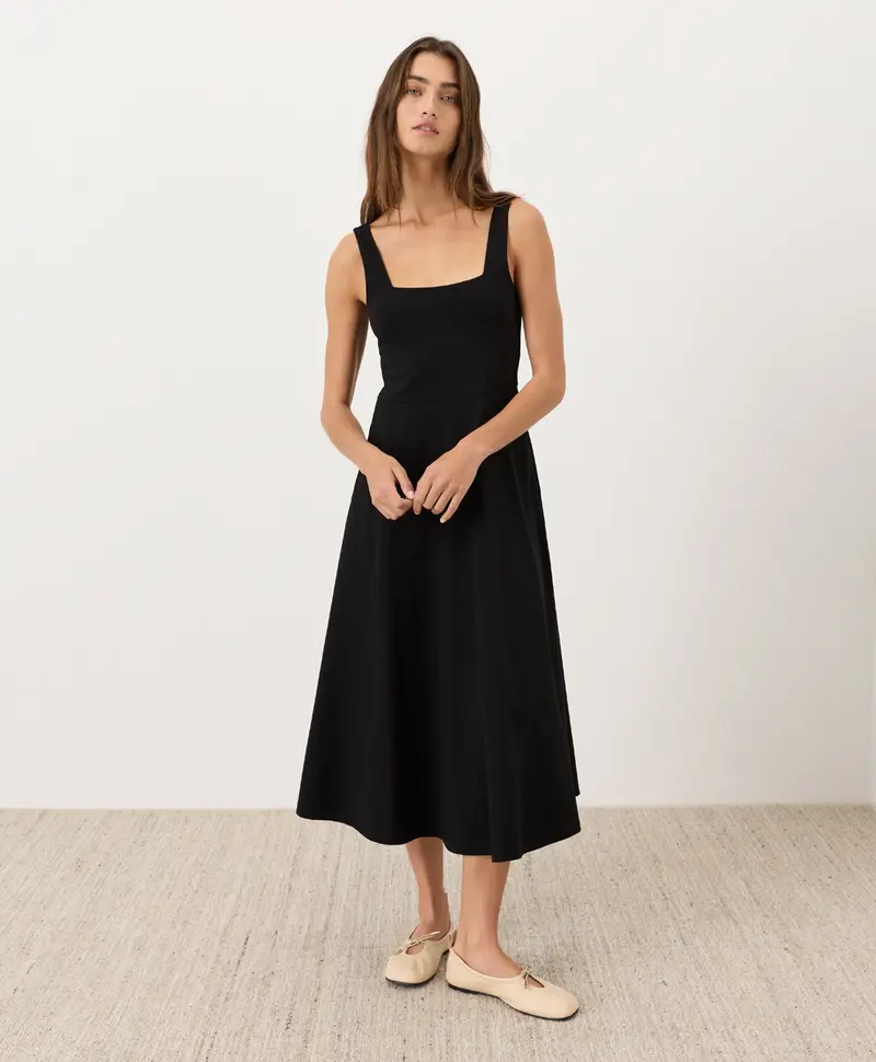cos scuba square neck dress - TikTok Shop