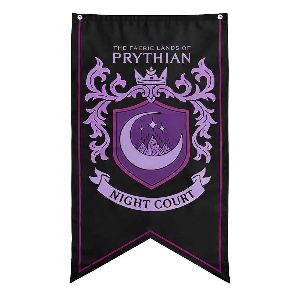 A Court of Thorns and Roses: Night Court Banner Flag (30'' x 50'')