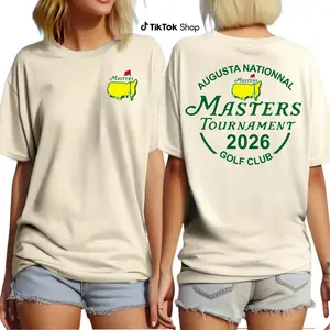 2026 Golf Tournament Anniversary T-Shirt, Augusta Inspired Commemorative Graphic Tee for Men Women, Vintage Golf Lover Shirt, Premium Cotton Relaxed Fit Tee, Trendy Golf Streetwear, Golf Fan Gift