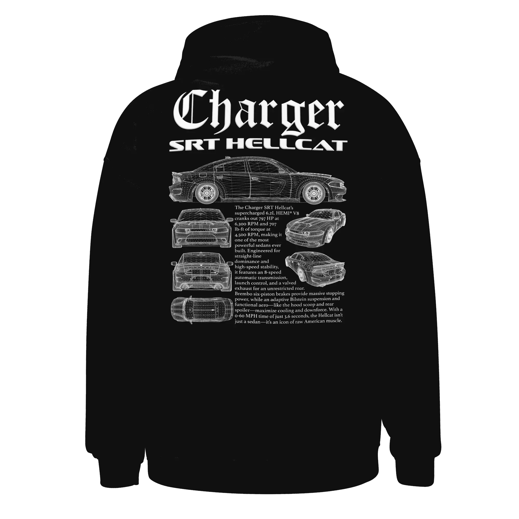 DRYVN Charger SRT Hellcat Hoodie (Legacy)