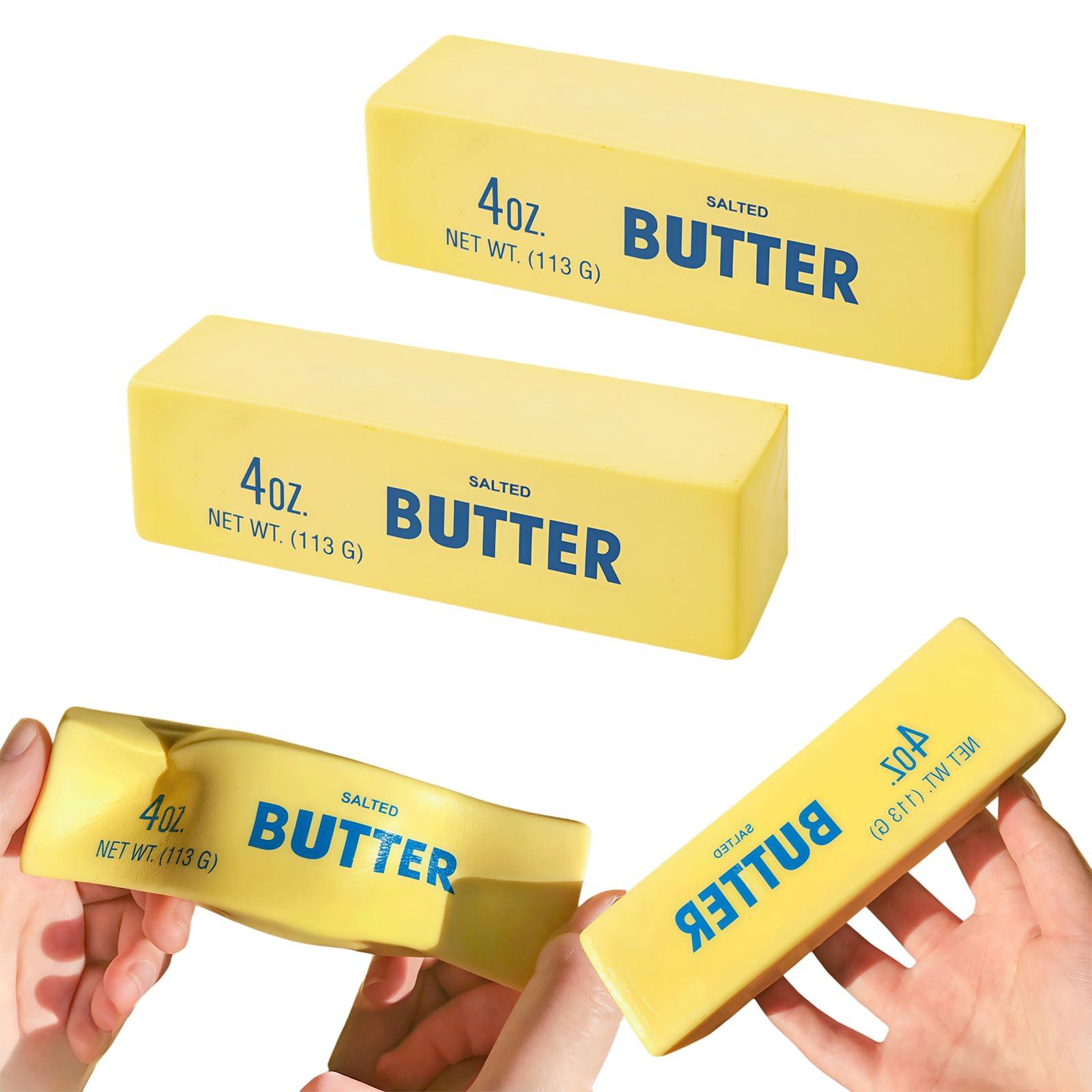 New ultra-soft, slow-rebound butter stick stress-relieving squeeze toy - astress-relieving toy that mimics realfood models, unique and fun