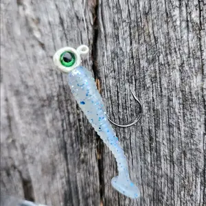 Monkey Milk Blue/Silver  Ripshad Crappie Bait