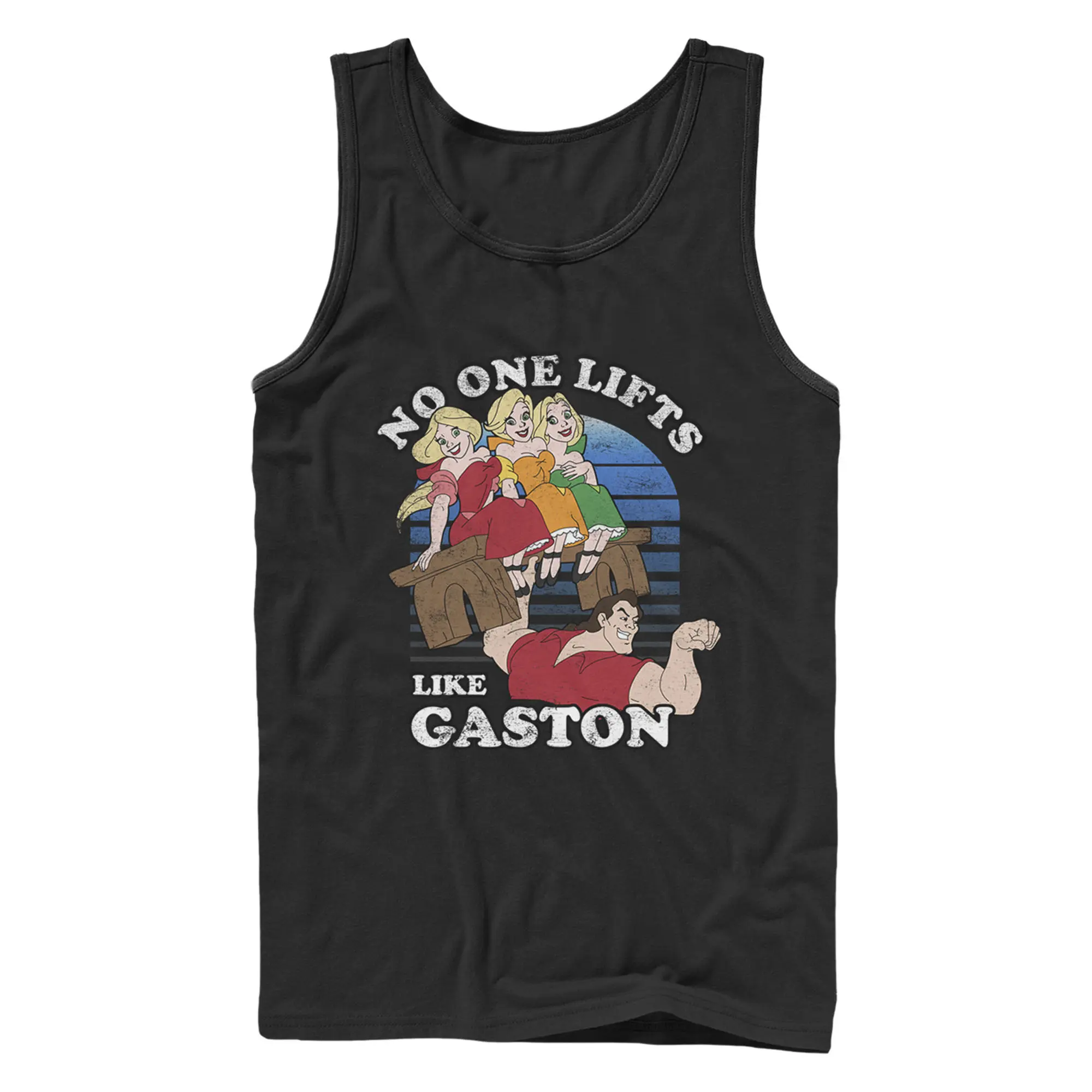 Men's Beauty and the Beast No One Lifts Like Gaston Tank Top