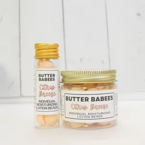 Citrus Breeze Shea Butter -handmade, all-natural moisturizing lotion beads