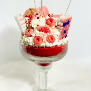 Strawberry Cheesecake Delight Dessert Candle - 14 oz - Decor