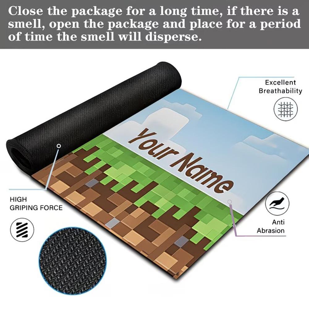 Personalized Custom Gaming Mouse Pad - Upload Your Own Photo, Text, Logo or Artwork, Extra Large Non-Slip Rubber Desk Mat with Ultra-Thick Cushion for Gaming, Office Use