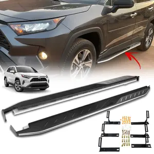 For 2019-2025 Toyota RAV4 Nerf Bar Running Boards Aluminum - 2PCS Side Step Bars for 2019 2020 2021 2022 2023 2024 2025
