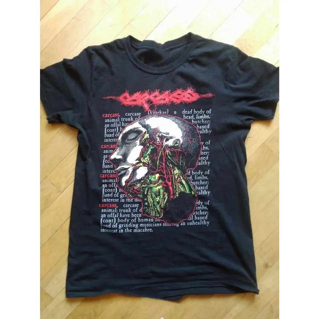 First Carcass Band Short Sleeve Women Mens Black T-Shirt Full Size BT179 6