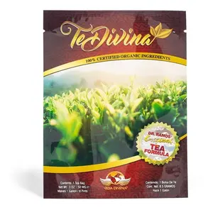 Te Divina Té Herbal (1 Sobre Individual) | 100% Natural | Sin Cafeína | Hecho en USA | Sabor Suave Te Divina Herbal Tea (Single Sachet) | Caffeine-Free | Natural Blend | Smooth Flavor | Made in USA