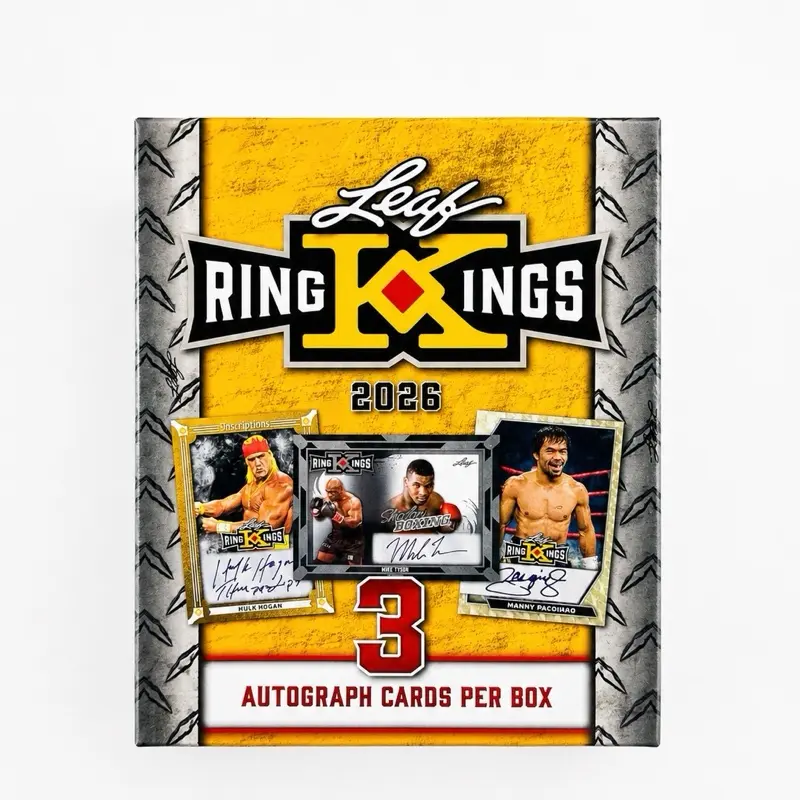 NEW RELEASE!!!! - 2026 Leaf Metal Ring Kings Hobby Box