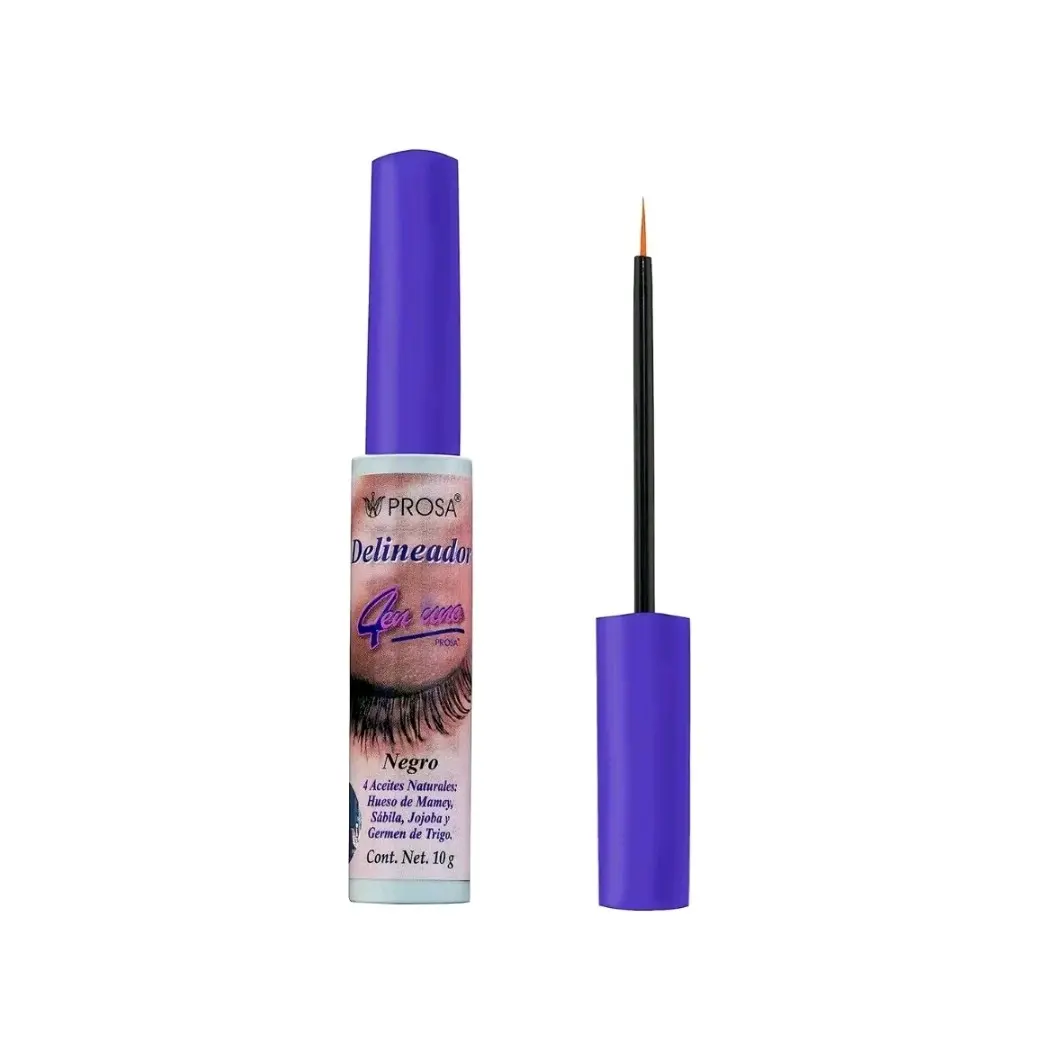 Prosa Mascara - Professional Volumizing Formula for Long Lasting Lashes in Purple Color 15ml