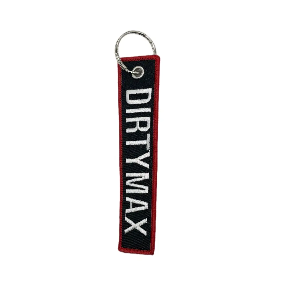 DirtyMax KeyTag Keychain - Red Color, Compact Design, Ideal for Everyday Use