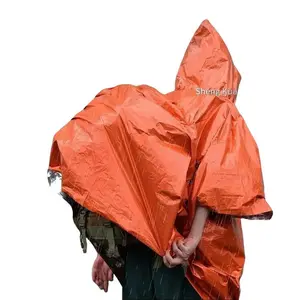 Be Prepared for Anything! 5-Pack Emergency Thermal Blankets - Waterproof Rain Ponchos for First Aid, Hiking, Camping & Survival Gear Kits.
