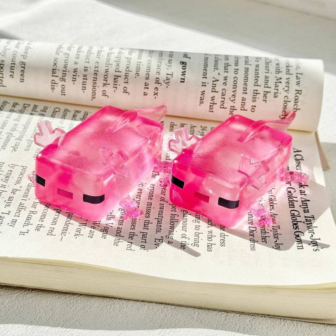 1pc Cute Pink Cartoon Animal Squeeze Toys, Slow Rebound Textured Sensory Fidget Toys for Relax, Classroom Office Party Favors Perfect Gift for Kids Teens Boys Girls