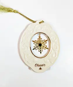 Lenox Snowflake Christmas Ornament