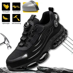 Comfort Fit Interior Work Sneakers Men Anti Slip