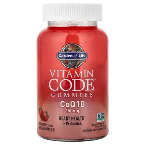 Garden of Life Vitamin Code® Gummies, CoQ10, Strawberry, 60 Gummies