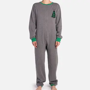 Matching Human & Dog Onesie - Green Tree
