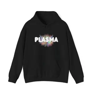 Plasma Hooded Sweatshirt for Men and Women - Casual Long Sleeve Pullover