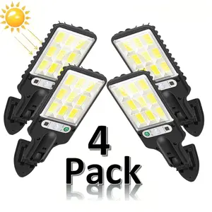 Solar Light Outdoor LED Solar Street Light, Remote Control Outdoor Motion Sensor Solar Wall Light, Flood Light Lamps for Street, Path, Garden, Patio, Steps