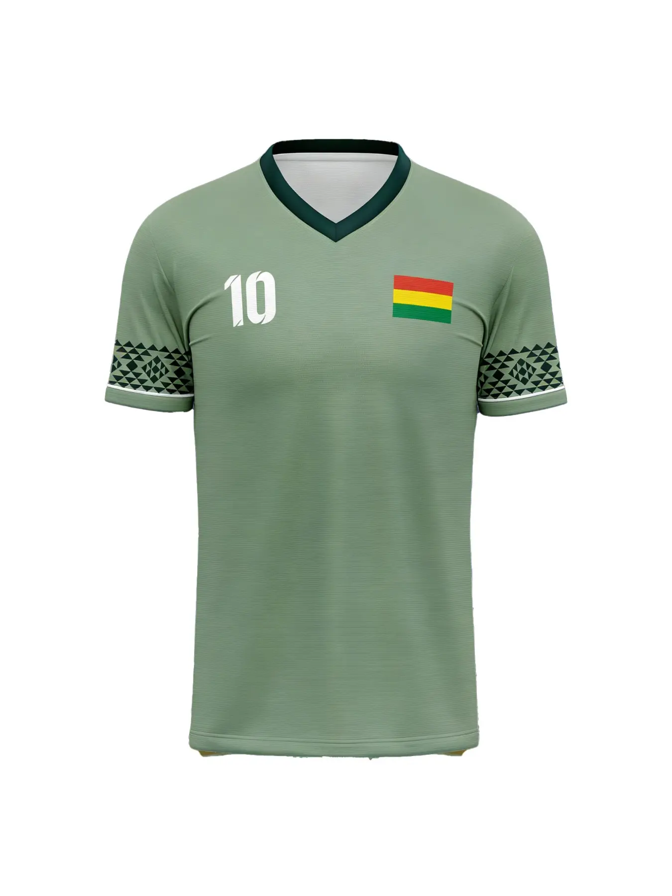 South America - Bolivia V-neck football sportswear is comfortable and suitable for team sports. It is suitable for gatherings, summer parties, and other occasions. Football Jerseys Soccer Jersey