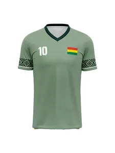 South America - Bolivia V-neck football sportswear is comfortable and suitable for team sports. It is suitable for gatherings, summer parties, and other occasions.
