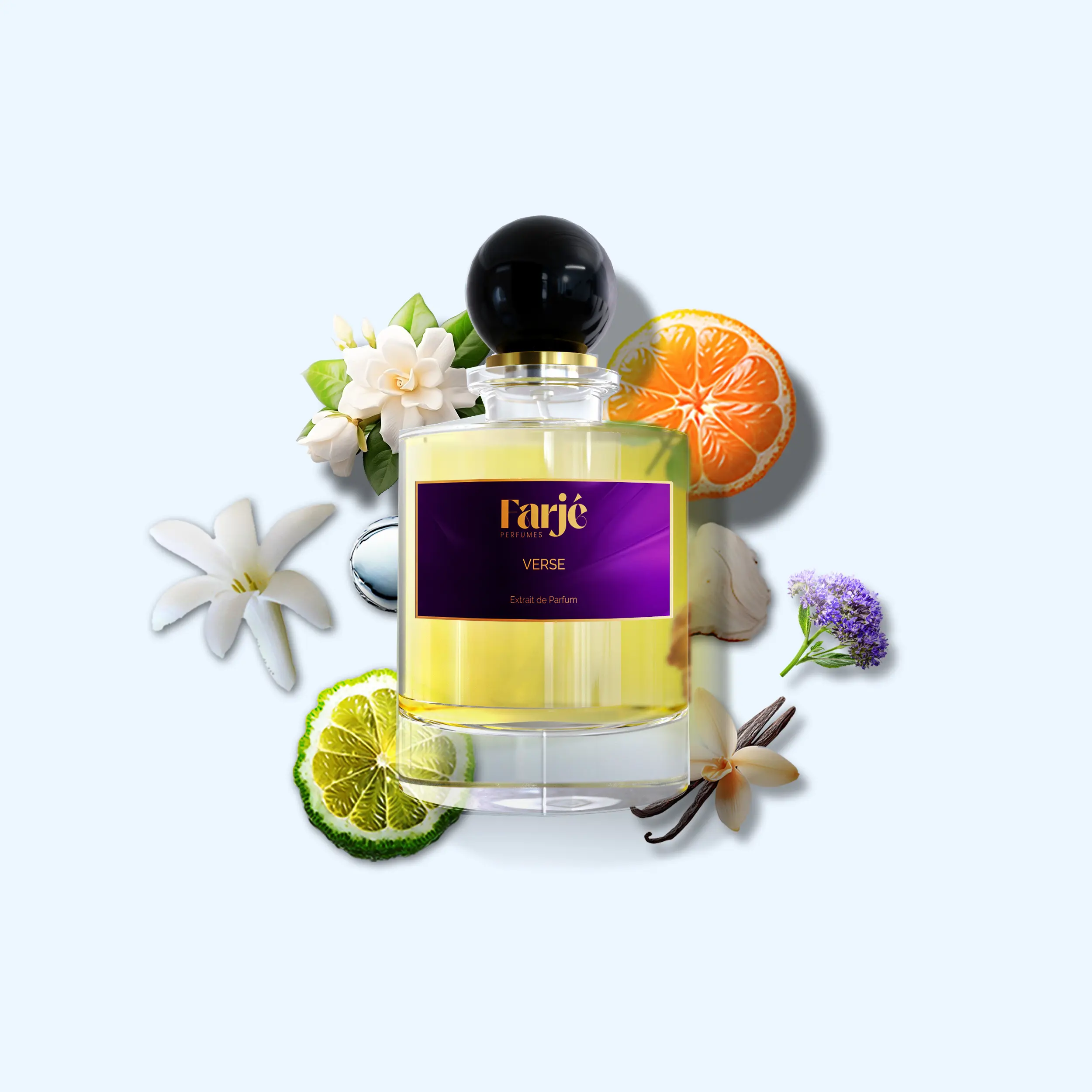Verse by Farjé Perfumes - Inspired by Manifesto - Extrait de Parfum for Women 30ml - Green, Vanilla, Woody, Sweet, White Floral - Artfully crafted with the finest niche-quality ingredients