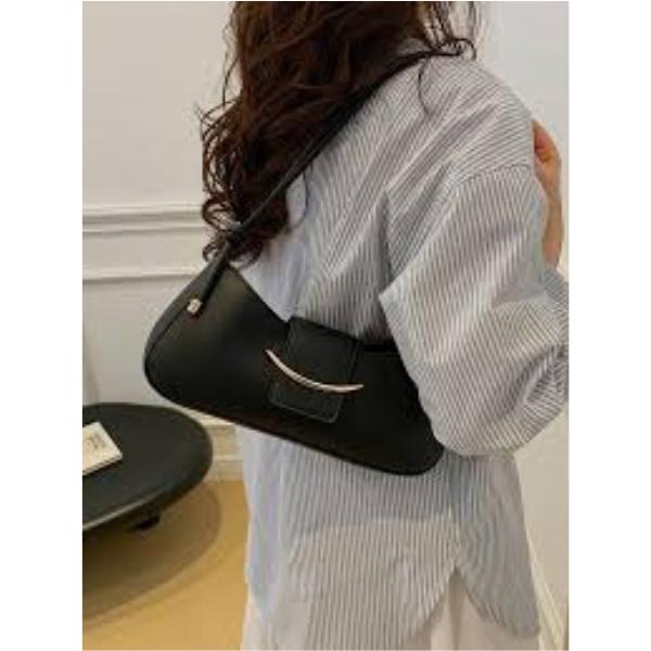 Black Boat shoulder Bag –Y2K  and  minimalist style Travel Shoulder bag, Heavy Duty Leather Carry All, Reusable Shopping & Gym Shoulder Bag for Women & Men- Easter Gift