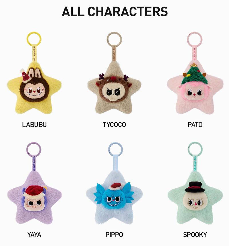POP MART THE MONSTERS Classic Series-Sparkly Plush Pendant, Blind Box