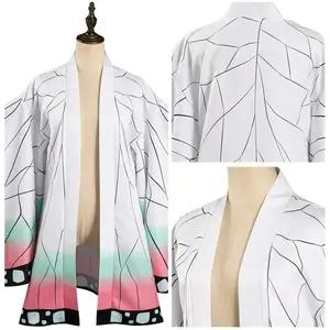 2026 halloweenDemon Slayer Kimetsu No Yaiba Kochou Shinobu Cosplay Costume Coat Adult Outfit Kimono Clothes