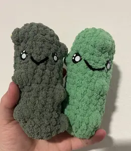 Crochet pickle plushie